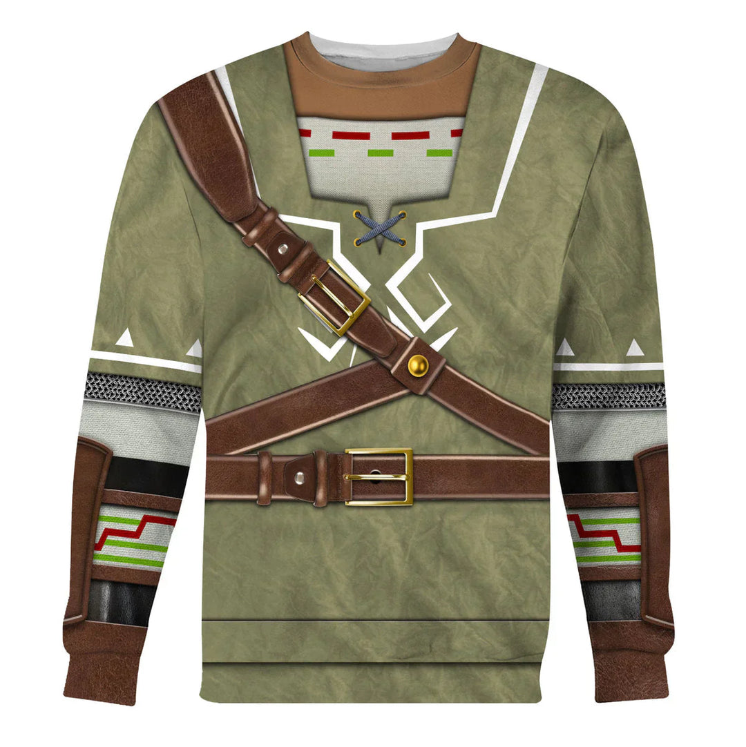 Link - Kapuzenpulli Sweatshirt T-skjorte Sweathose Cosplay