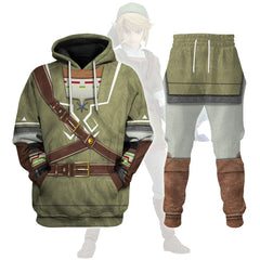 Link - Kapuzenpulli Sweatshirt T-skjorte Sweathose Cosplay