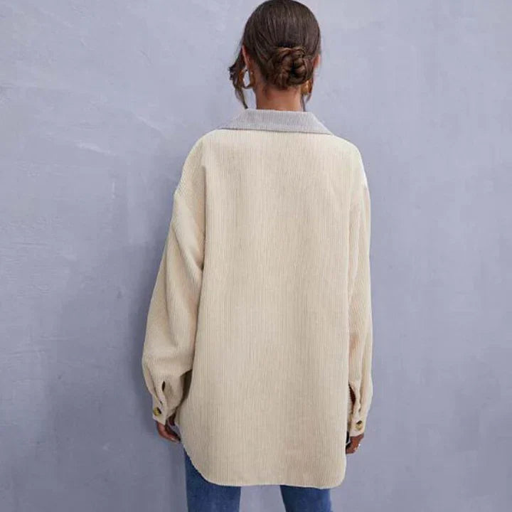 Melisar - Elegant cardigan med blandet tekstur