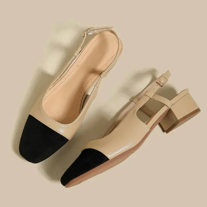 Chloe - Tofarget slingback ballett