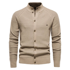 Matteo - Moderne strikket cardigan med knappestolpe